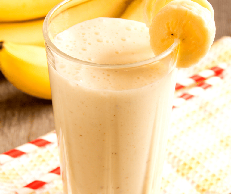 Ontbijt smoothie met havermout