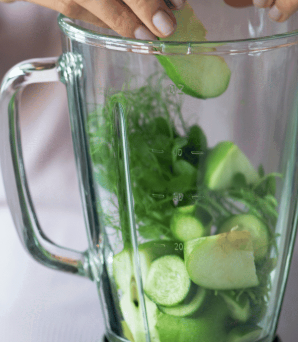 Koolhydraatarme smoothie Griekse yoghurt maken