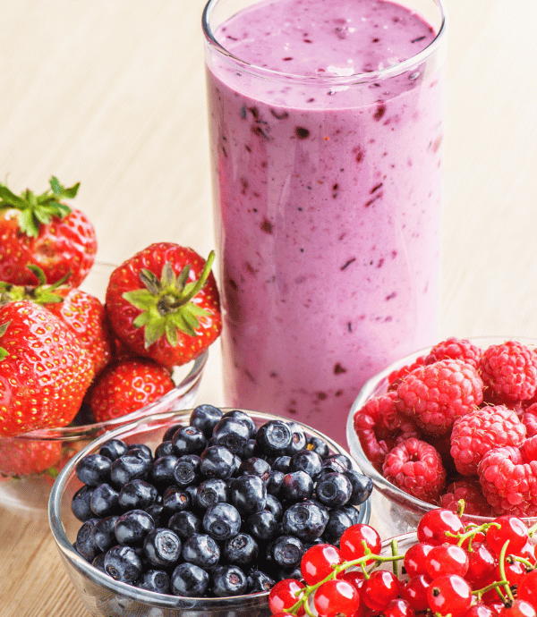 Rood fruit smoothie maken
