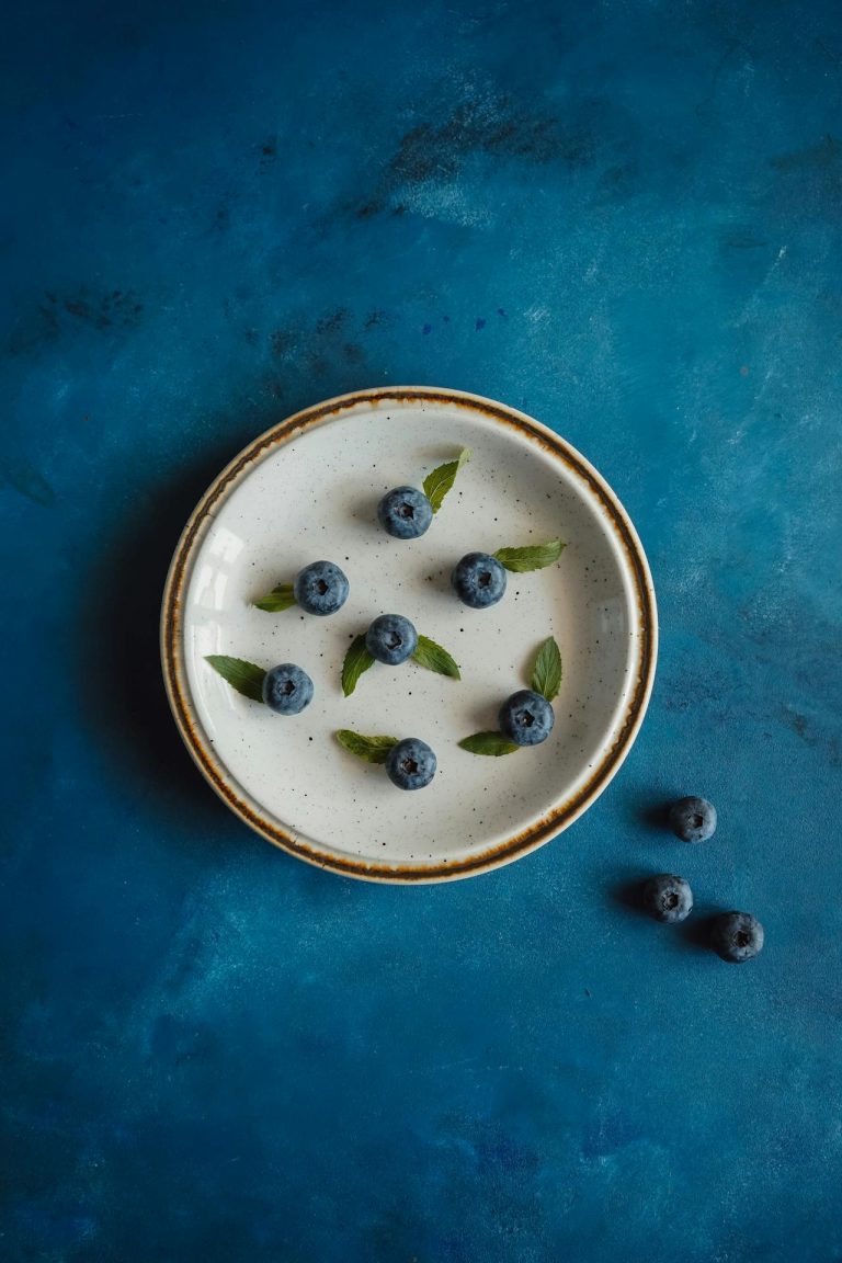 Blauwe bessen smoothie