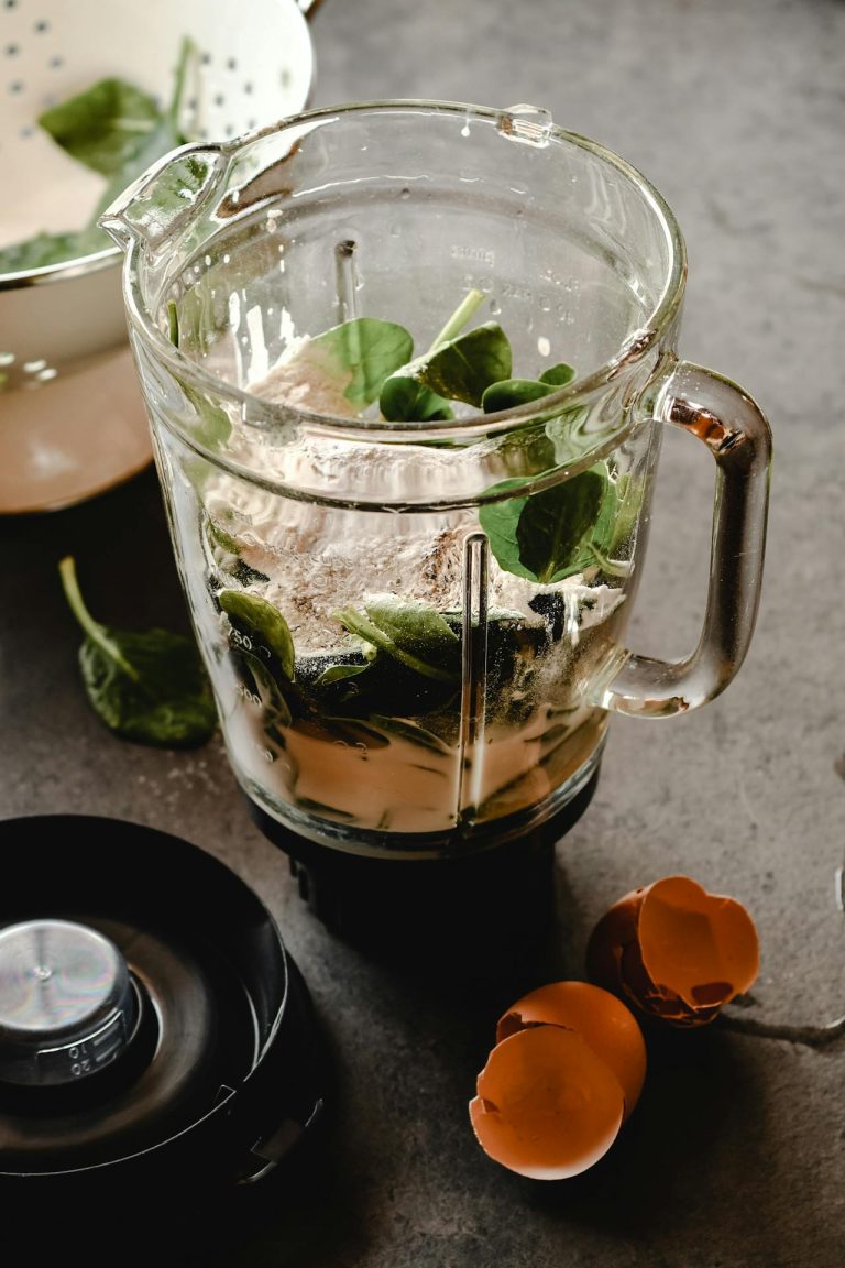 Aardbei spinazie smoothie