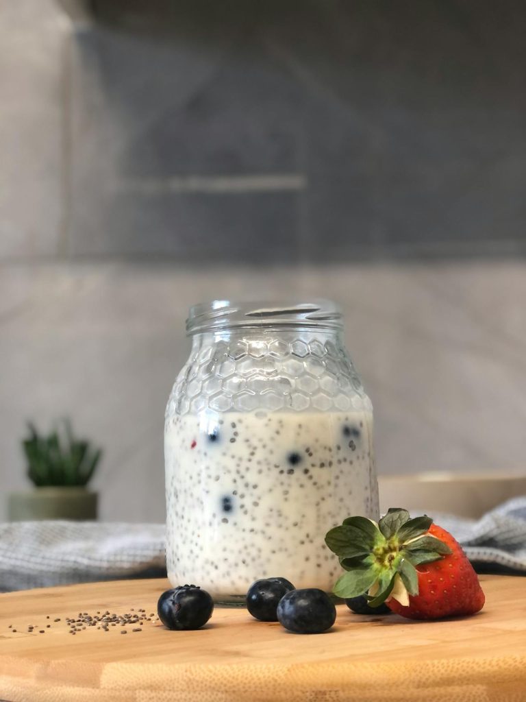 Fruit smoothie met melk