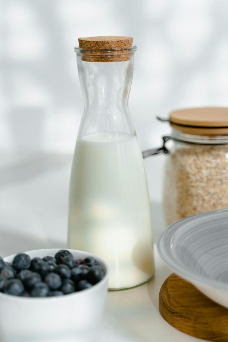 Smoothie met melk en havermout