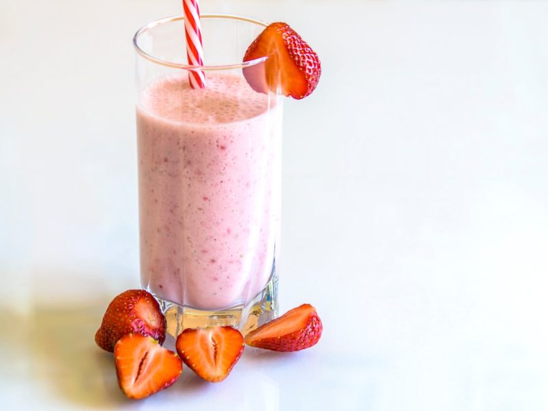 De ultieme gezonde smoothie, groene smoothie met spinazie en banaan