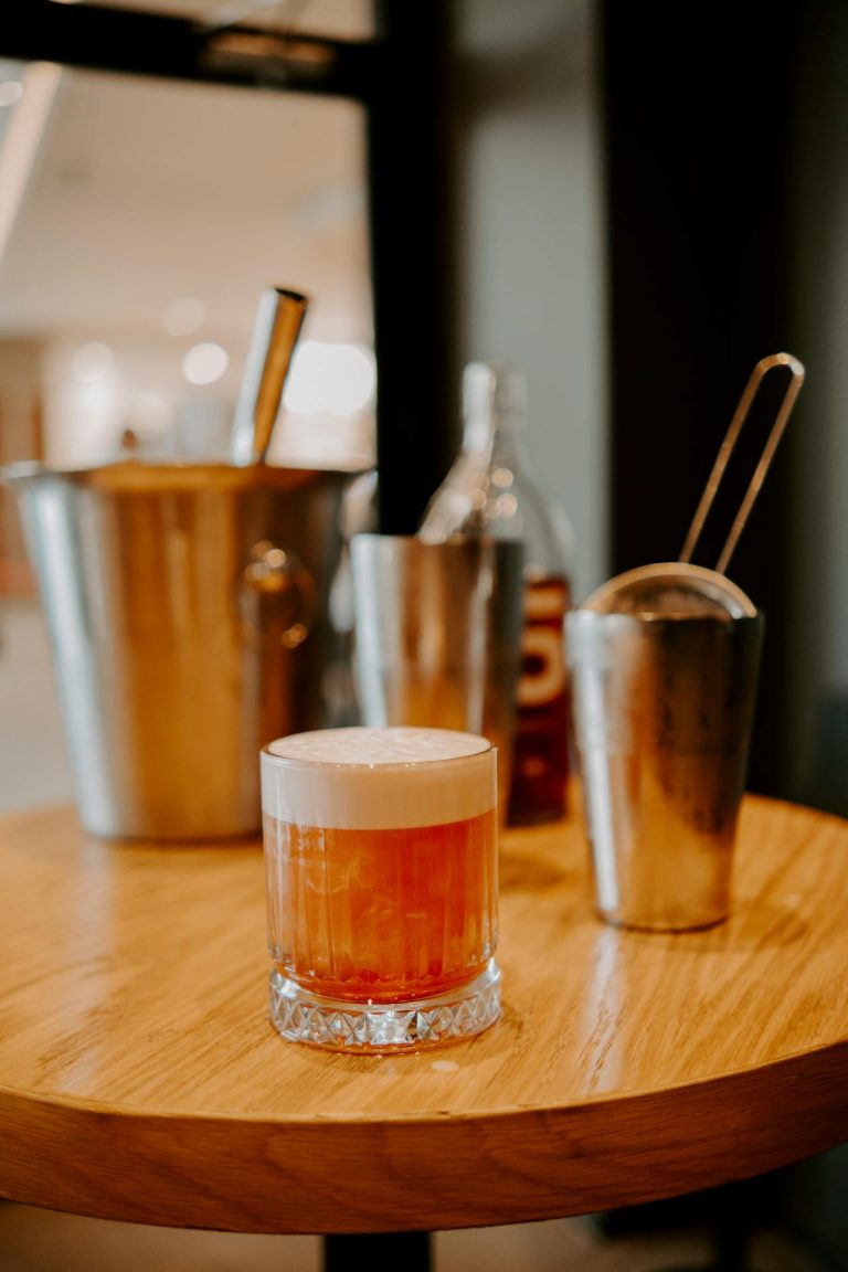 Amaretto Sour mocktail