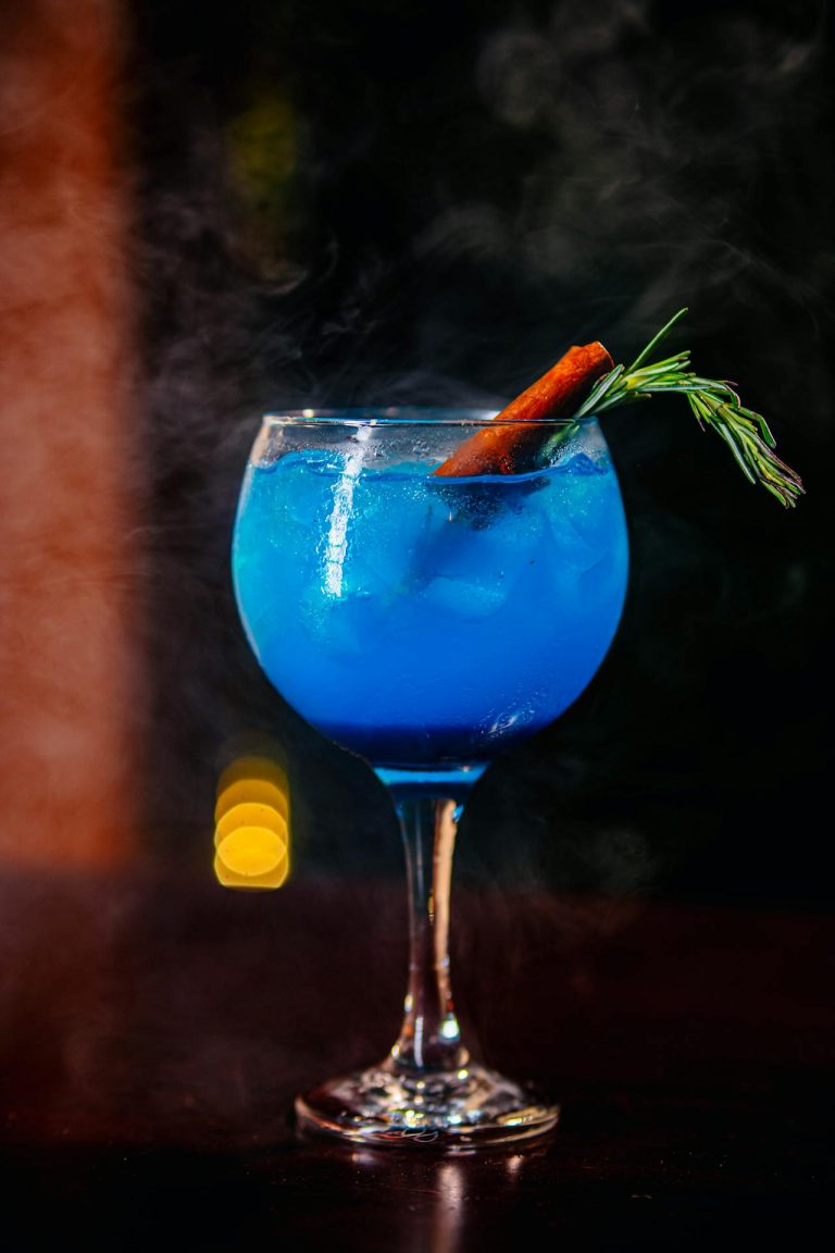 Blauwe mocktail