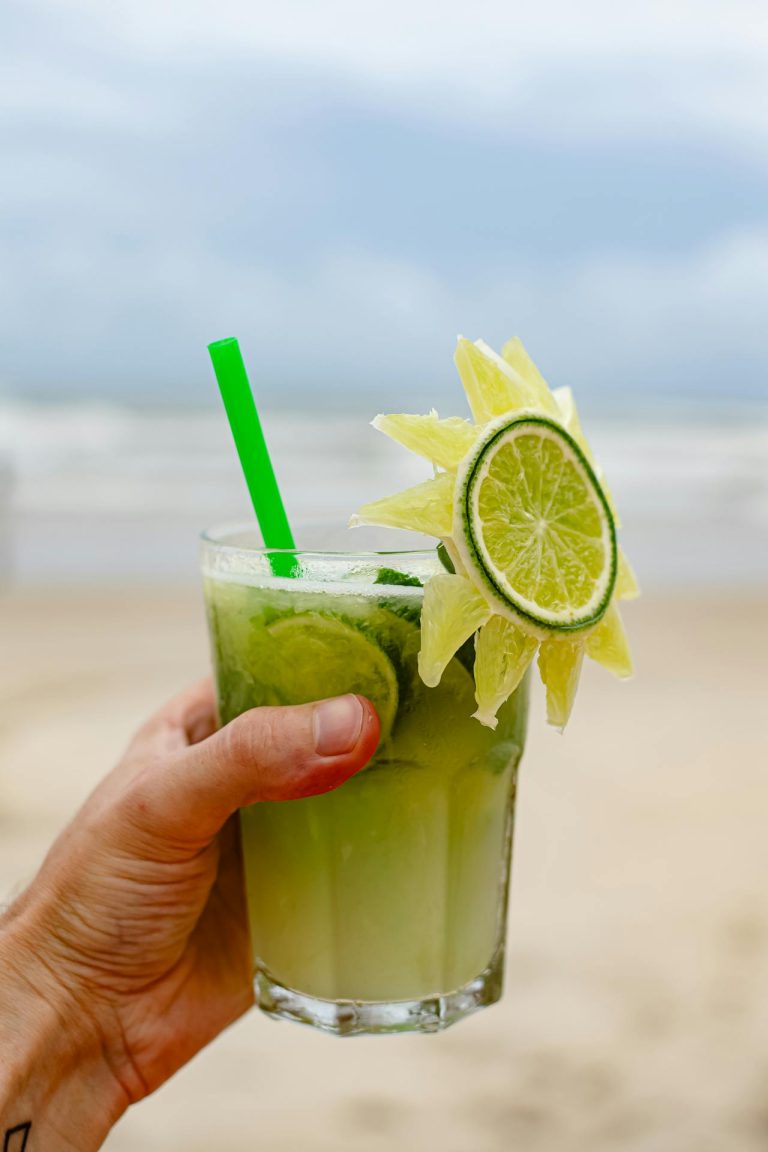 Caipirinha mocktail