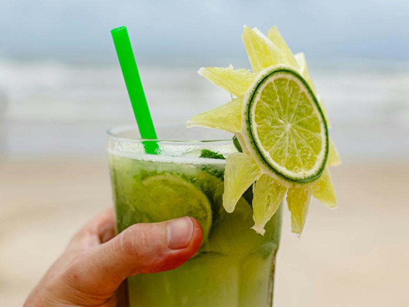 Caipirinha mocktail