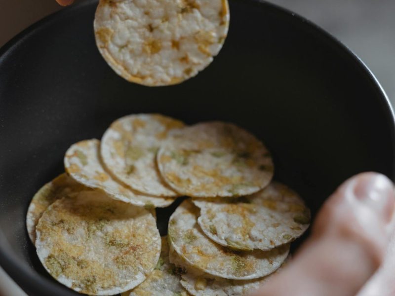 Afvallen met rijstwafels
