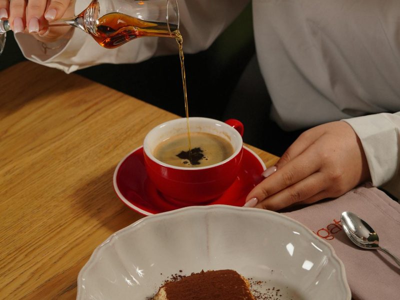Amaretto koffie maken
