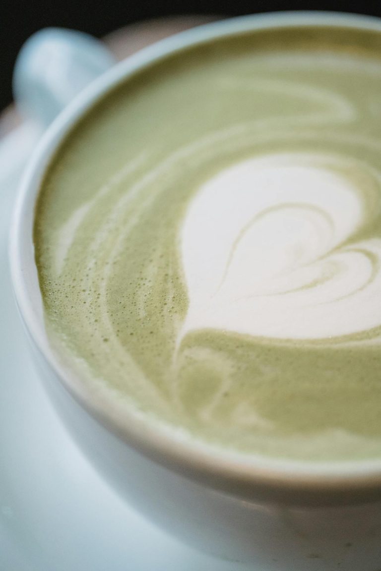 Matcha koffie maken