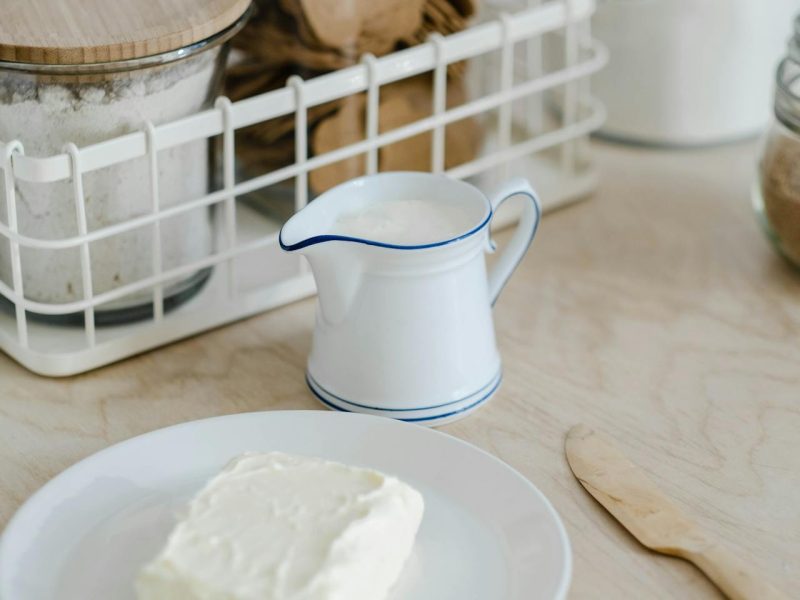 Boter maken van rauwe melk