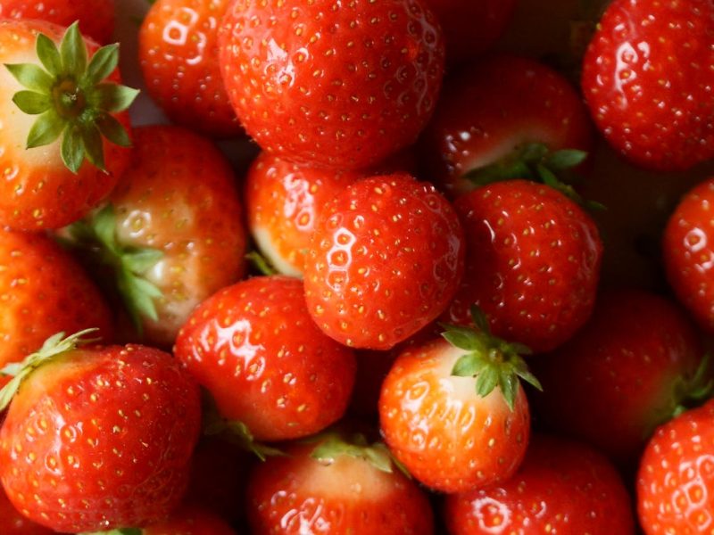 Gepureerde aardbeien invriezen