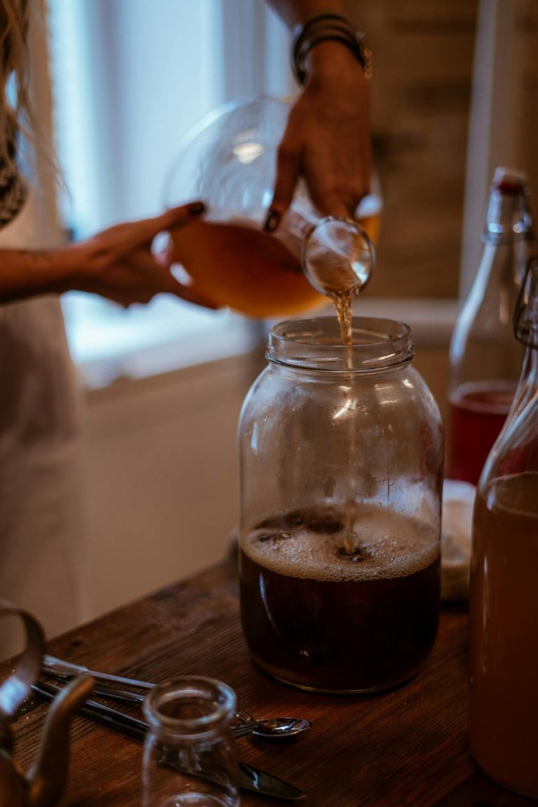 Hoe kombucha SCOBY maken en bewaren