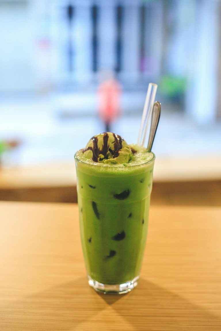 Smoothie maken met matcha
