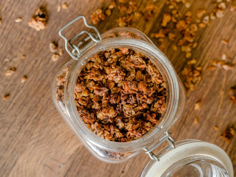 Koolhydraatarme granola maken