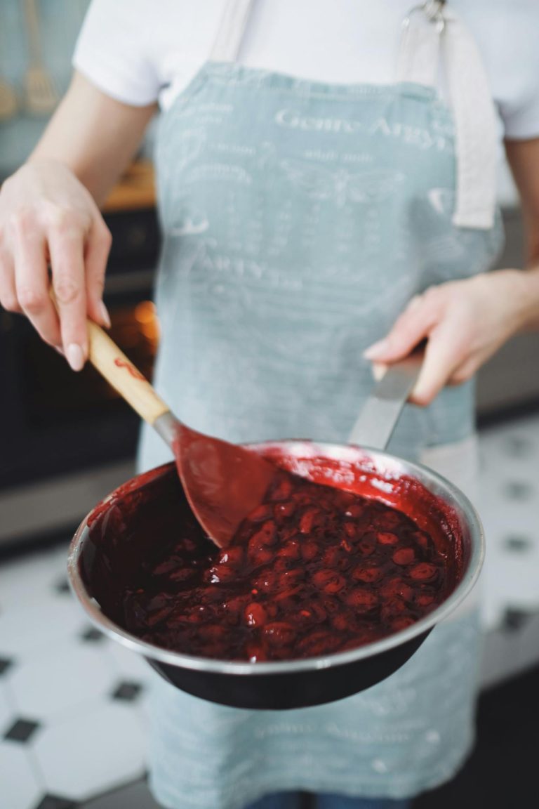 Kersensaus maken