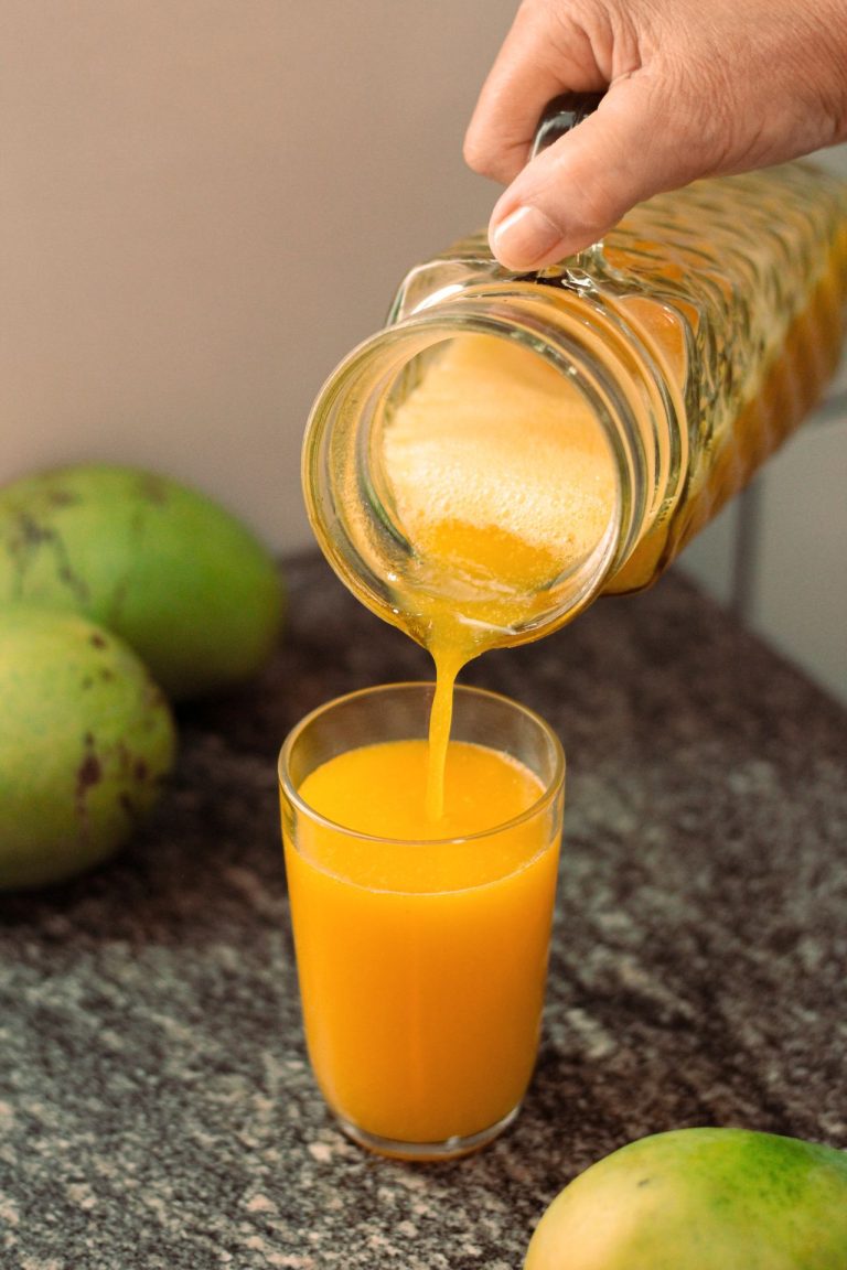 Mangosap maken