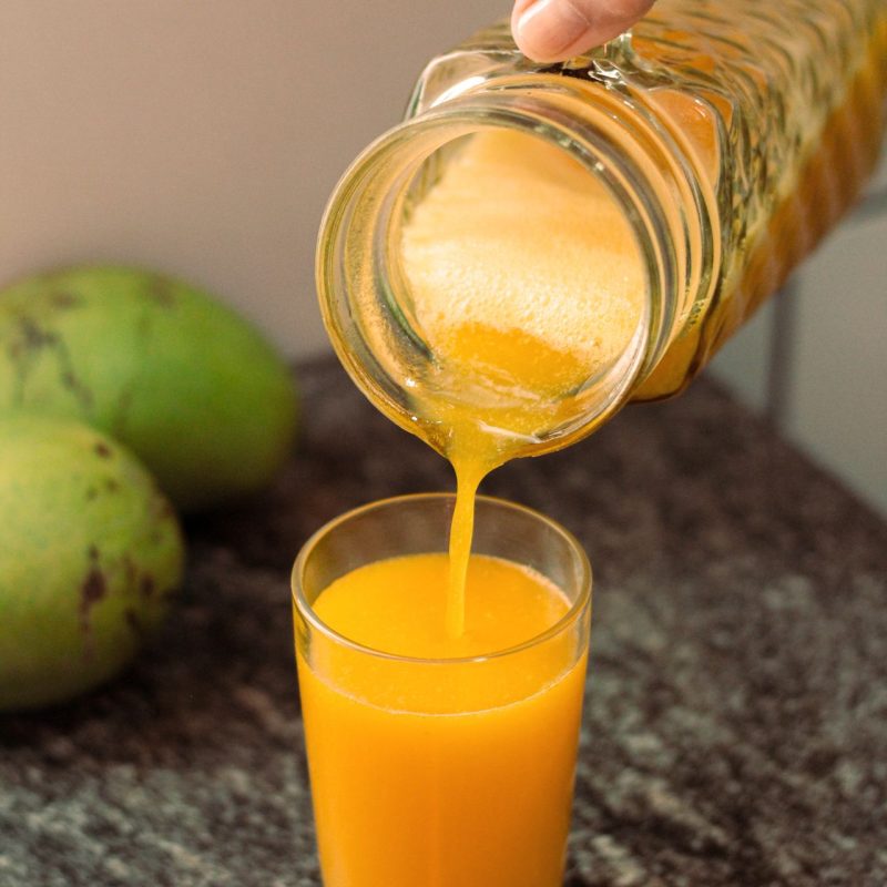 Mangosap maken