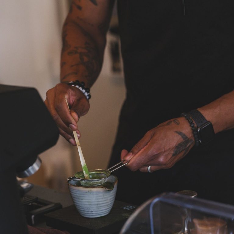 Matcha thee maken zonder klopper
