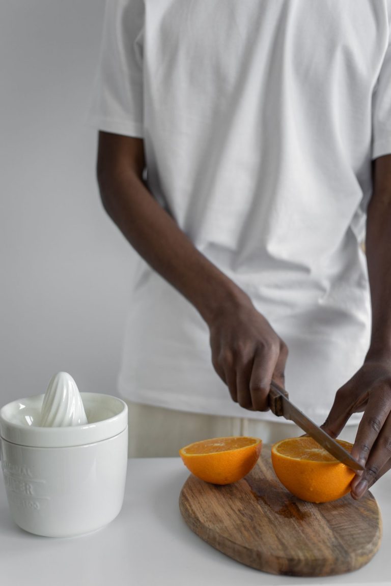 Sinaasappelsap maken
