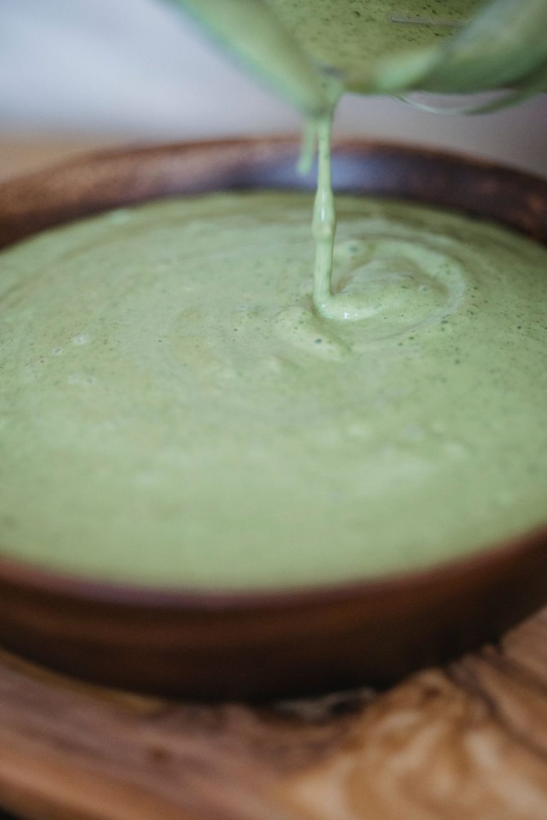 Groene godin dressing maken