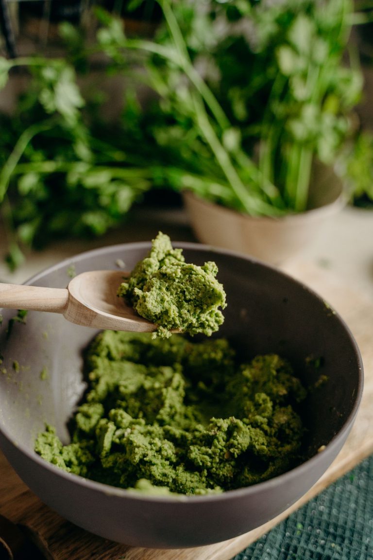 Peterseliepesto maken