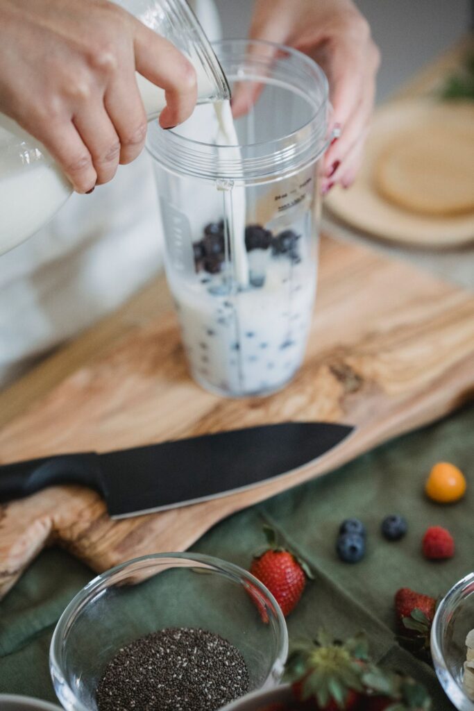 Smoothie met water of melk