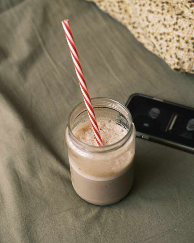 Waarom ontstaat schuim op een smoothie