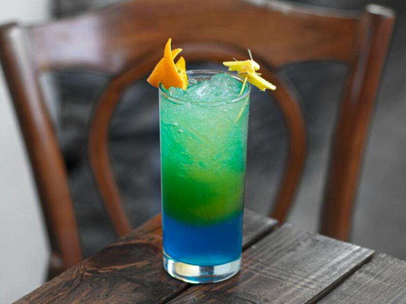 Blue Lagoon Mocktail