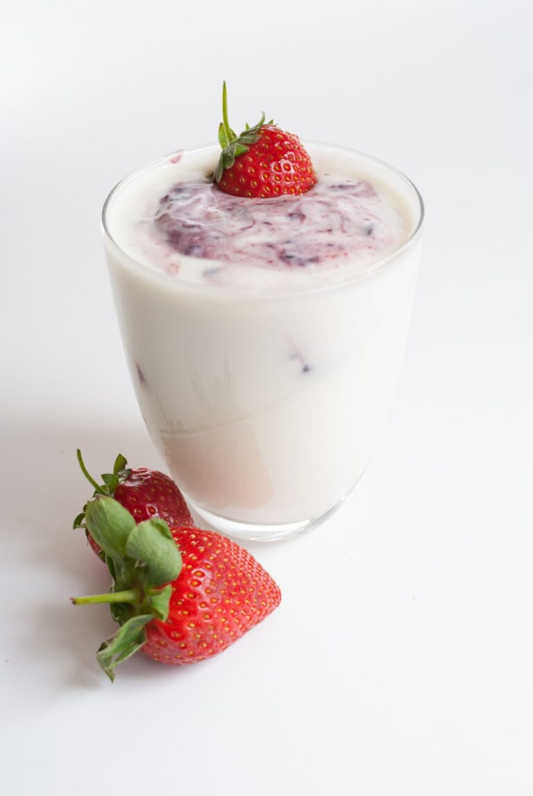 Erdbeer-Trinkjoghurt ohne künstliche Aromen