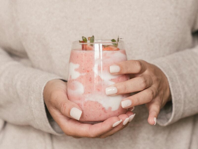 Gesundes Smoothie-Frühstück