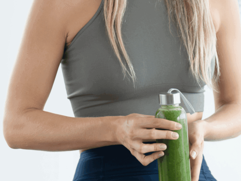 Low-Carb-Smoothie mit Griechischem Joghurt