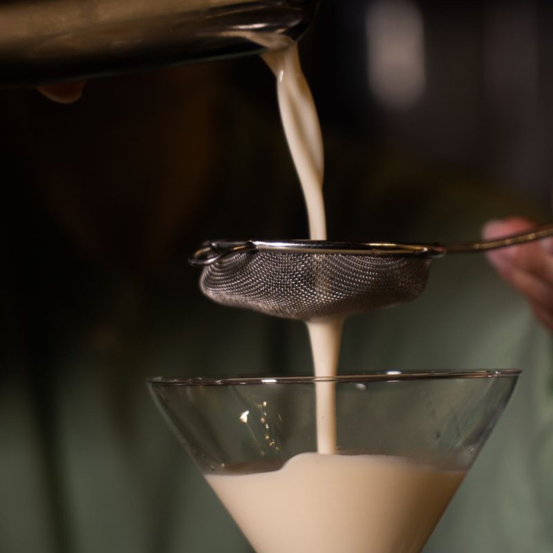 Clover Club mocktail maken