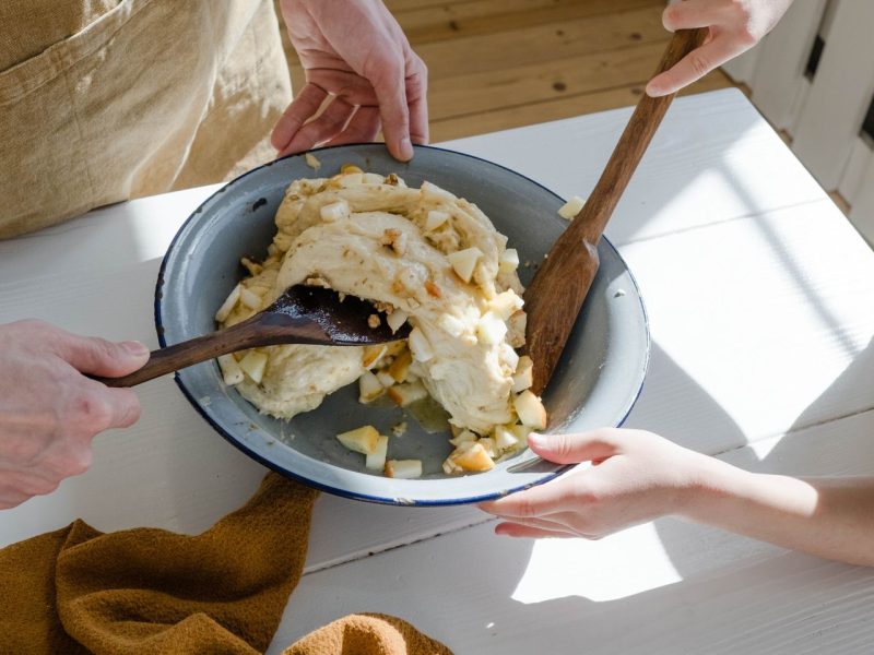 Overnight oats met appeltaart maken